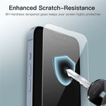 For iPhone 17th / 16th Clear Tempered Glass Screen Protector Anti-Explosion Film + Camera Lens Protector