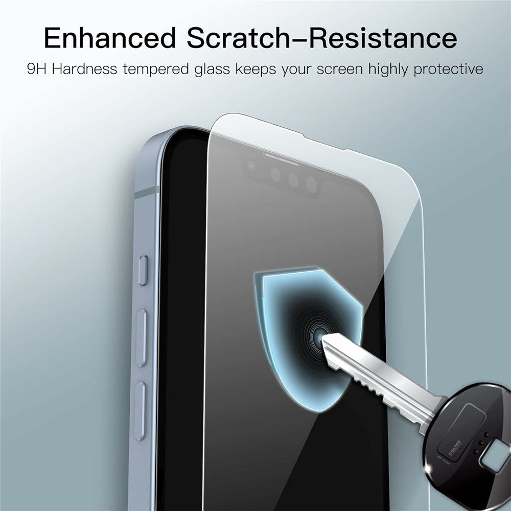 For iPhone 17th / 16th Clear Tempered Glass Screen Protector Anti-Explosion Film + Camera Lens Protector