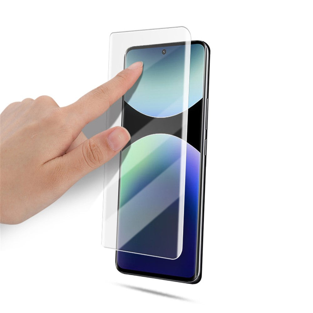 MOCOLO For Xiaomi Redmi Note 14 Pro 5G / Note 14 Pro+ 5G Screen Protector Tempered Glass UV Liquid Film 3D Curved Full Coverage