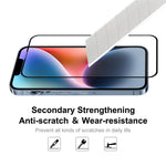 ENKAY HAT PRINCE For iPhone 17th / 16th 2Pcs Screen Protector 9H Silk Printing 0.26mm Tempered Glass