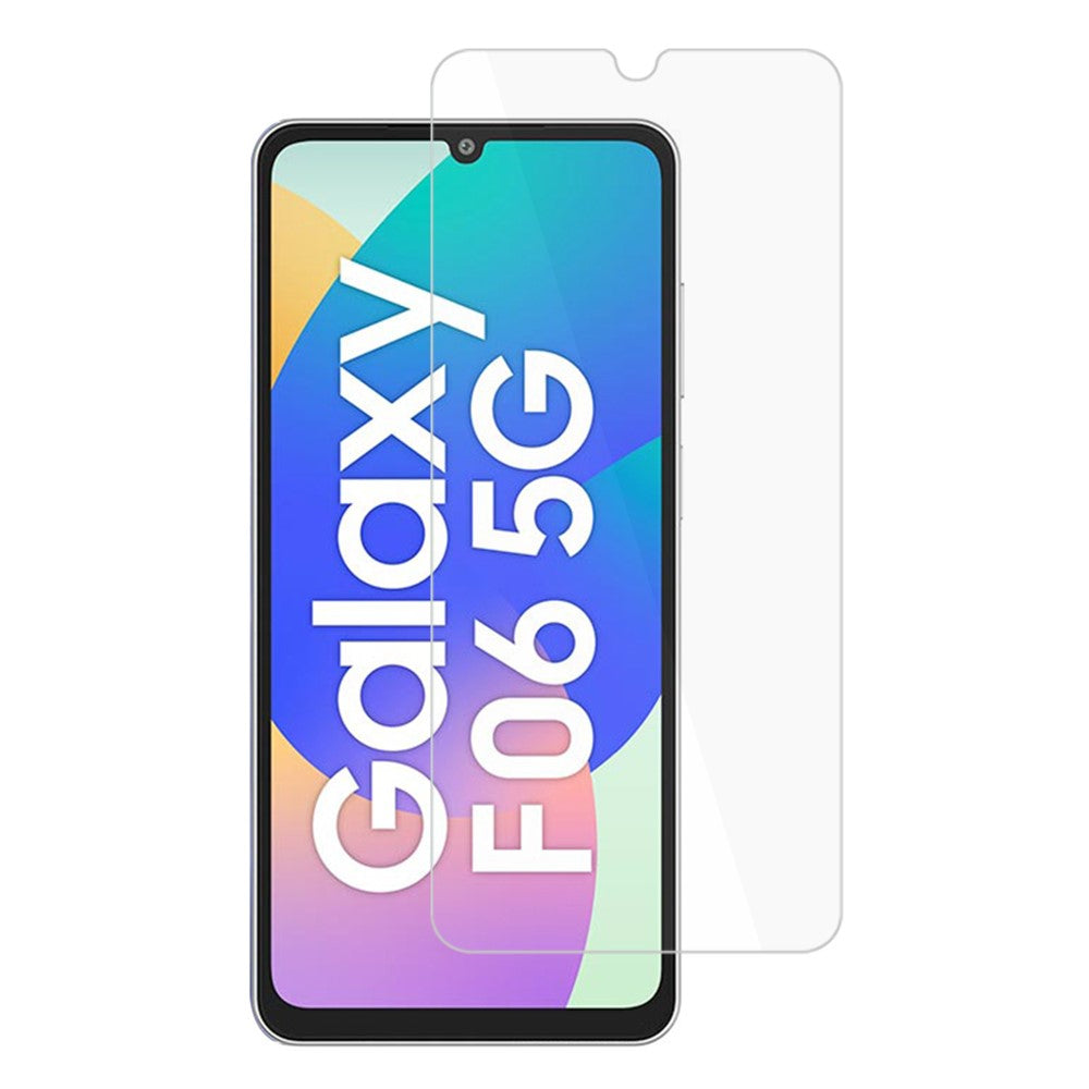 AMORUS For Samsung Galaxy F06 5G Screen Protector 2.5D Arc Edge 9H High Aluminum-Silicon Glass Film