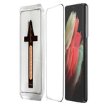 For Samsung Galaxy S21 Ultra 5G Tempered Glass HD Clear Screen Protector with Automatic Dust Removal Tool