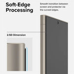 Til Samsung Galaxy S21+ 5G Hærdet Glas HD Klar Skærmbeskytter med Automatisk Støvfjernelsesværktøj