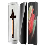 For Samsung Galaxy S21 Ultra 5G  Anti Spy Tempered Glass Screen Protector with Automatic Dust Removal Tool