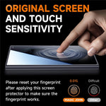 For Samsung Galaxy S21 4G / 5G Anti Spy Tempered Glass Screen Protector with Automatic Dust Removal Tool