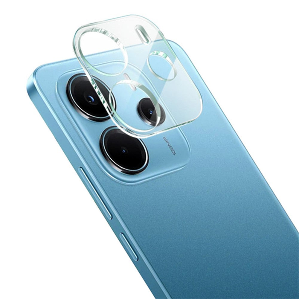 IMAK For Xiaomi Redmi Note 14 4G (163.25mm) Tempered Glass Camera Lens Protector + Acrylic Lens Cap