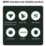 IMAK For Xiaomi Redmi Note 14 4G (163.25mm) Tempered Glass Camera Lens Protector + Acrylic Lens Cap