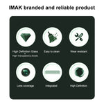 IMAK For Xiaomi Redmi Note 14 Pro 4G Tempered Glass Camera Lens Protector + Acrylic Lens Cap
