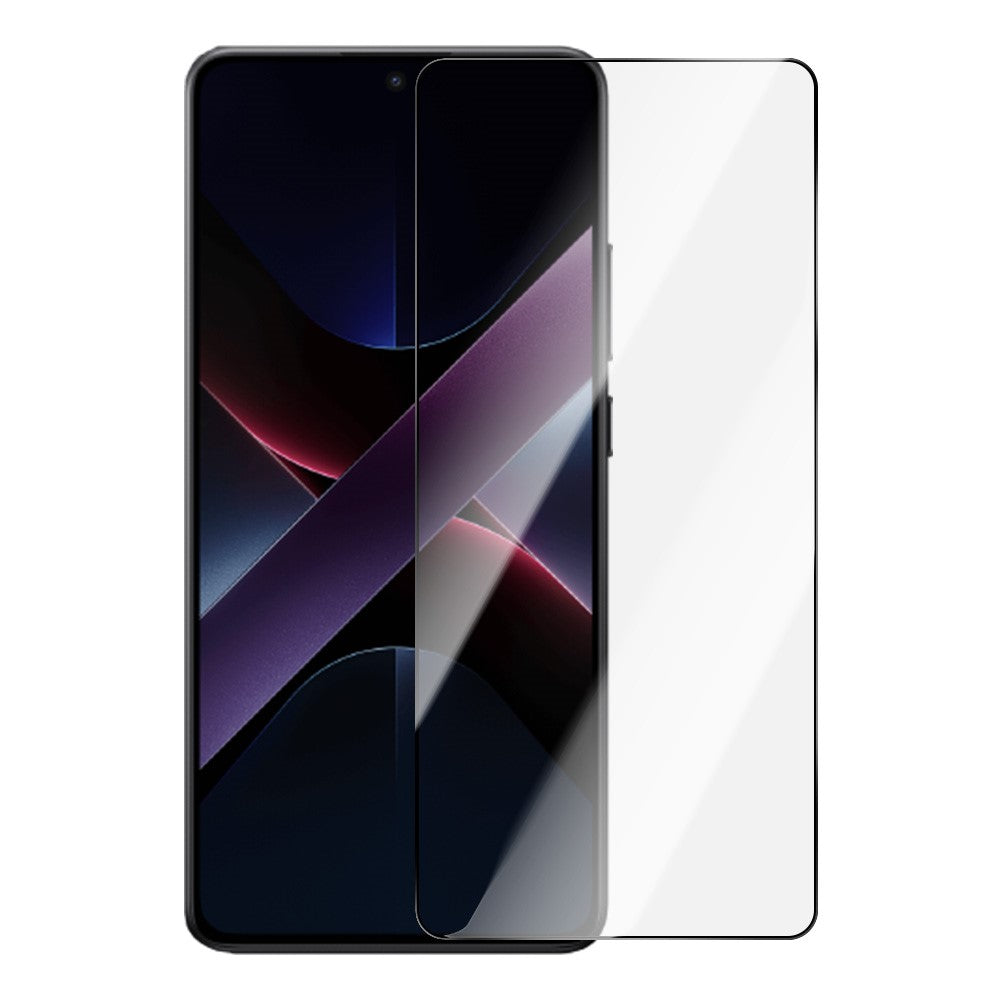 RURIHAI För Xiaomi Poco X7 Pro 5G Skärmskydd Sekundärhärdande Hög Aluminium-Silicon Glasfilm