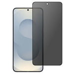 Til Samsung Galaxy S25 Edge hærdet glasfilm 2.5D Arc kant Anti-Spy (oplåsning med fingeraftryk)