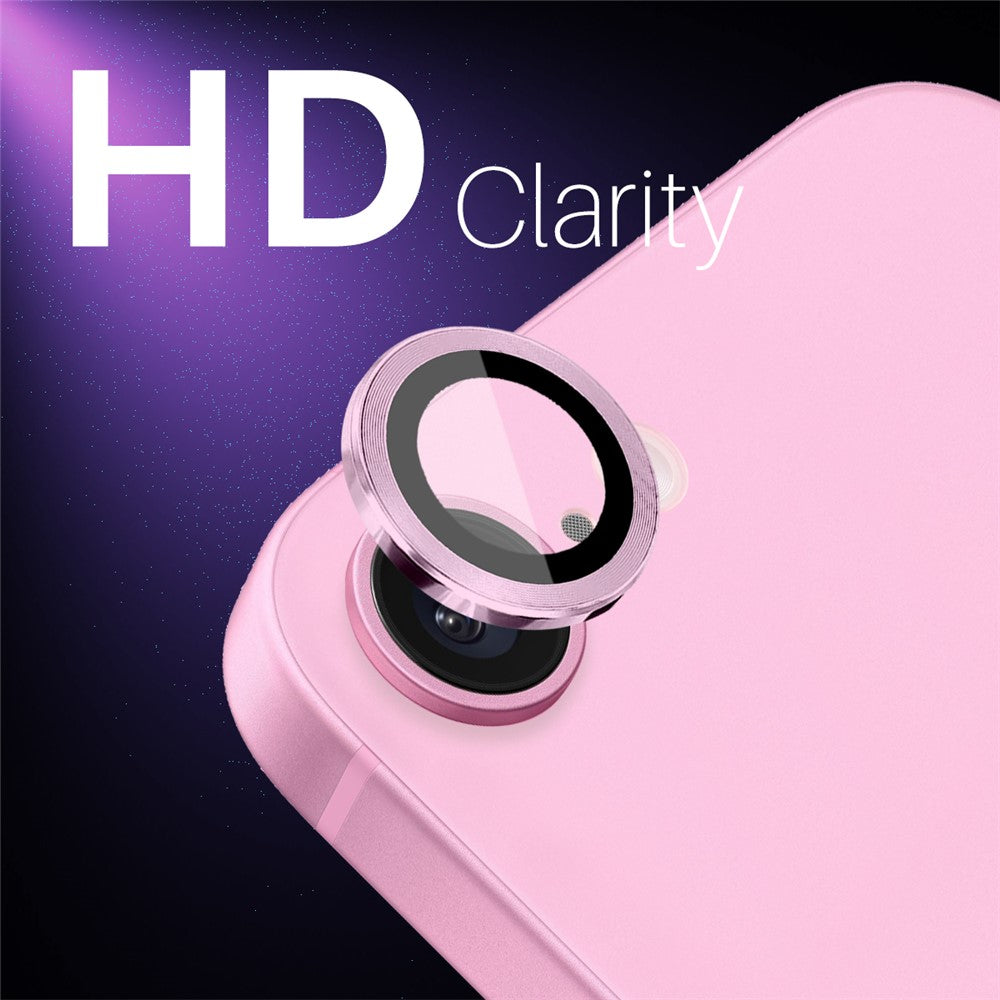 NORTHJO 1 sæt til iPhone 17e / 16e kameralinsefilm + hærdet glas + linsebeskytter med metalring