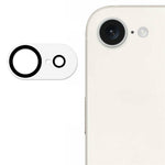 For iPhone 17e / 16e Camera Lens Protector with Black Circle Design Tempered Glass Lens Film