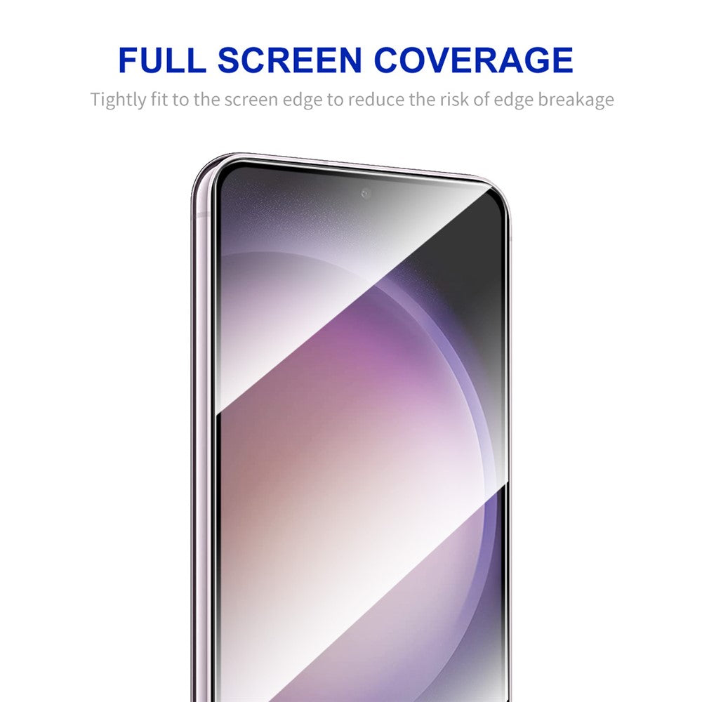 ENKAY HAT PRINCE For Samsung Galaxy S25 Edge Screen Protector Silk Print 0.18mm Tempered Glass (Fingerprint Unlock)