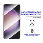 ENKAY HAT PRINCE For Samsung Galaxy S25 Edge Screen Protector Silk Print 0.18mm Tempered Glass (Fingerprint Unlock)