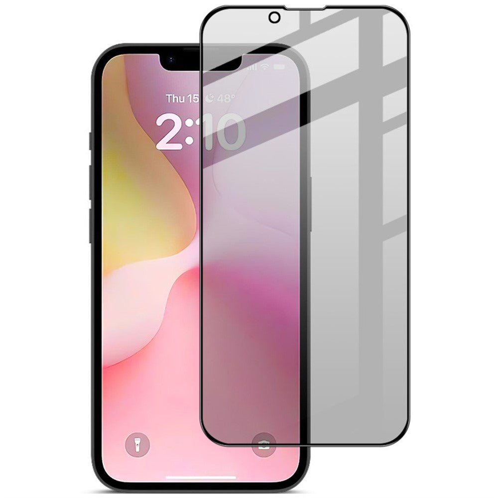 IMAK til iPhone 17e / 16e Anti-kig Hærdet Glas Skærmbeskytter Fuld Dækning