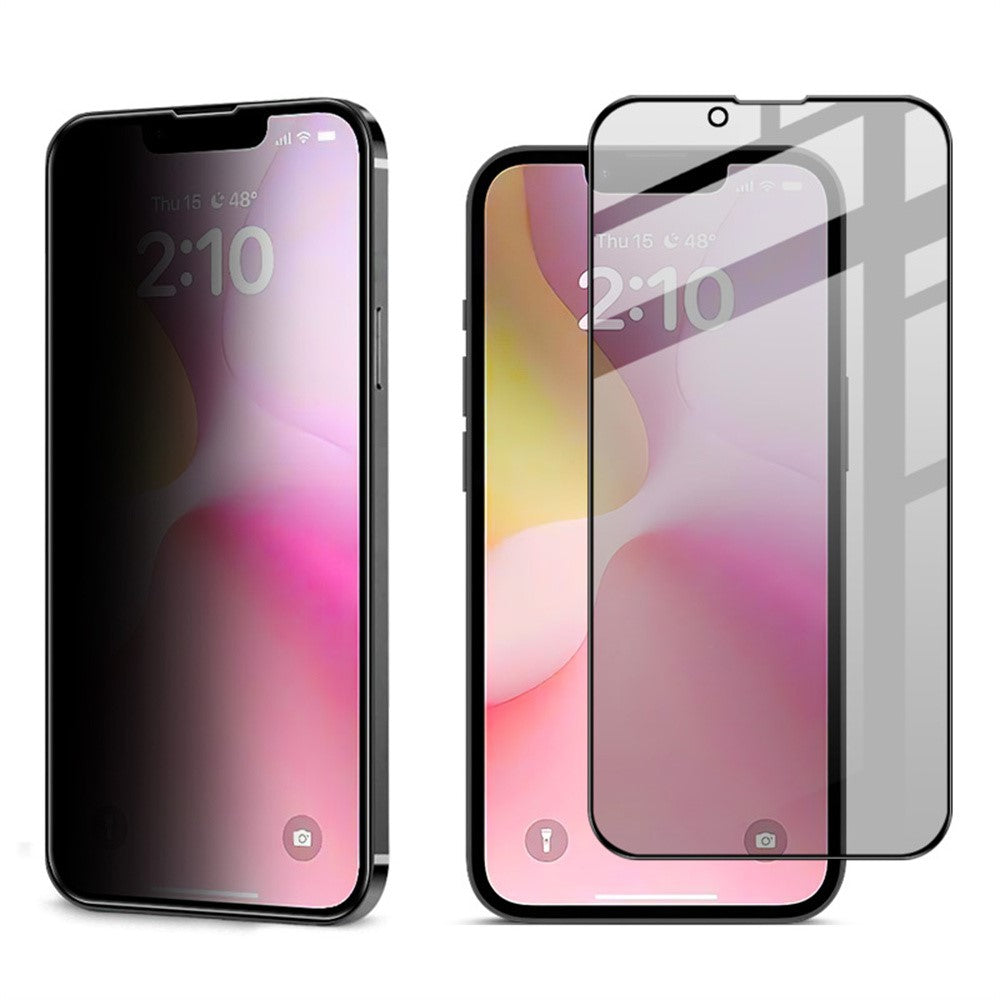 IMAK til iPhone 17e / 16e Anti-kig Hærdet Glas Skærmbeskytter Fuld Dækning