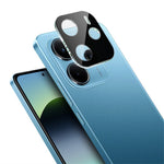IMAK For Xiaomi Redmi Note 14 4G (163.25mm) Tempered Glass Lens Film + Acrylic Cap (Black Version)