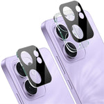 IMAK For Oppo Reno13 F 5G (Reno 13 FS 5G) / 4G Tempered Glass Lens Film + Acrylic Cap (Black Version)