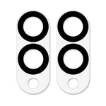 2Pcs For Samsung Galaxy S25 Edge Lens Protector Silk Printing Lens Film 3D Arc Edge