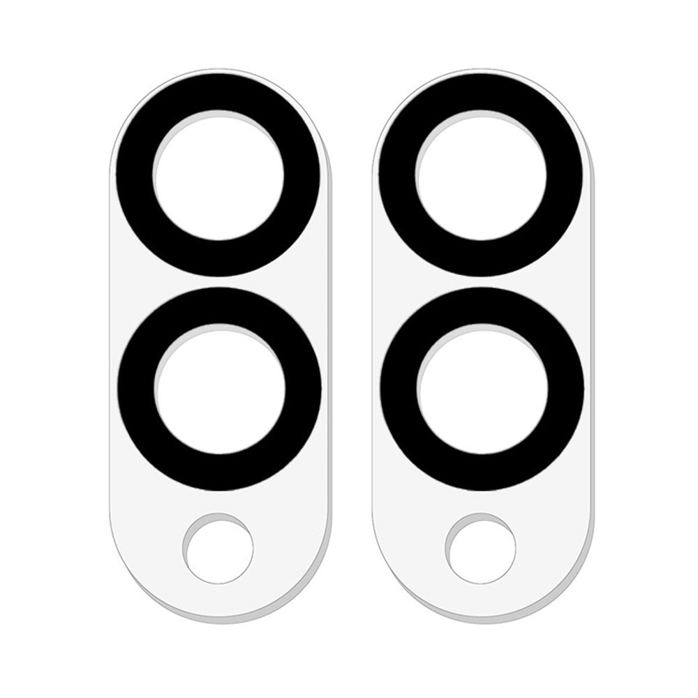 2Pcs For Samsung Galaxy S25 Edge Lens Protector Silk Printing Lens Film 3D Arc Edge
