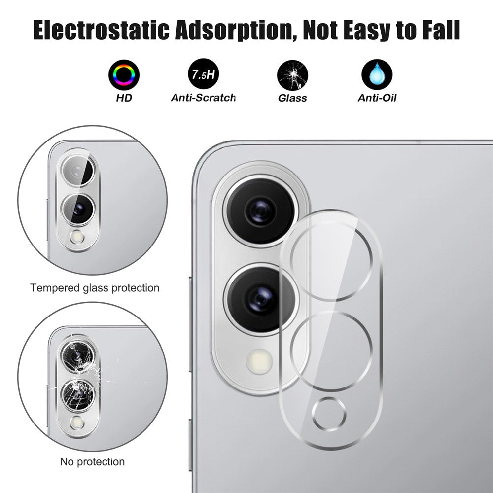 Til Samsung Galaxy S25 Edge Kamera Linse Beskytter Bue Kant Klar Hærdet Glasfilm