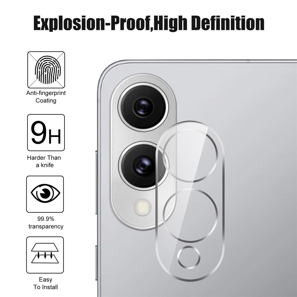 Til Samsung Galaxy S25 Edge Kamera Linse Beskytter Bue Kant Klar Hærdet Glasfilm
