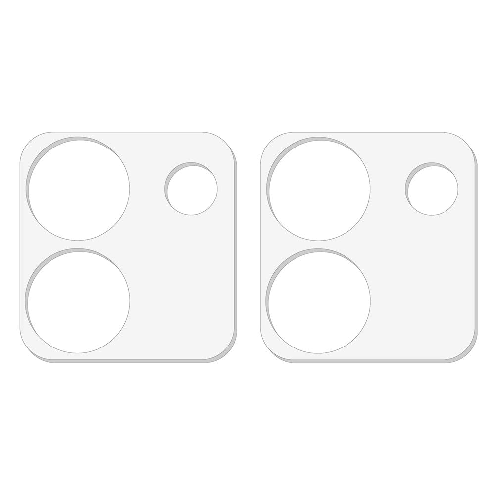 2Pcs For Xiaomi Poco M7 Pro 5G Camera Lens Protector 3D Arc Edge Anti-Scratch Tempered Glass Lens Film