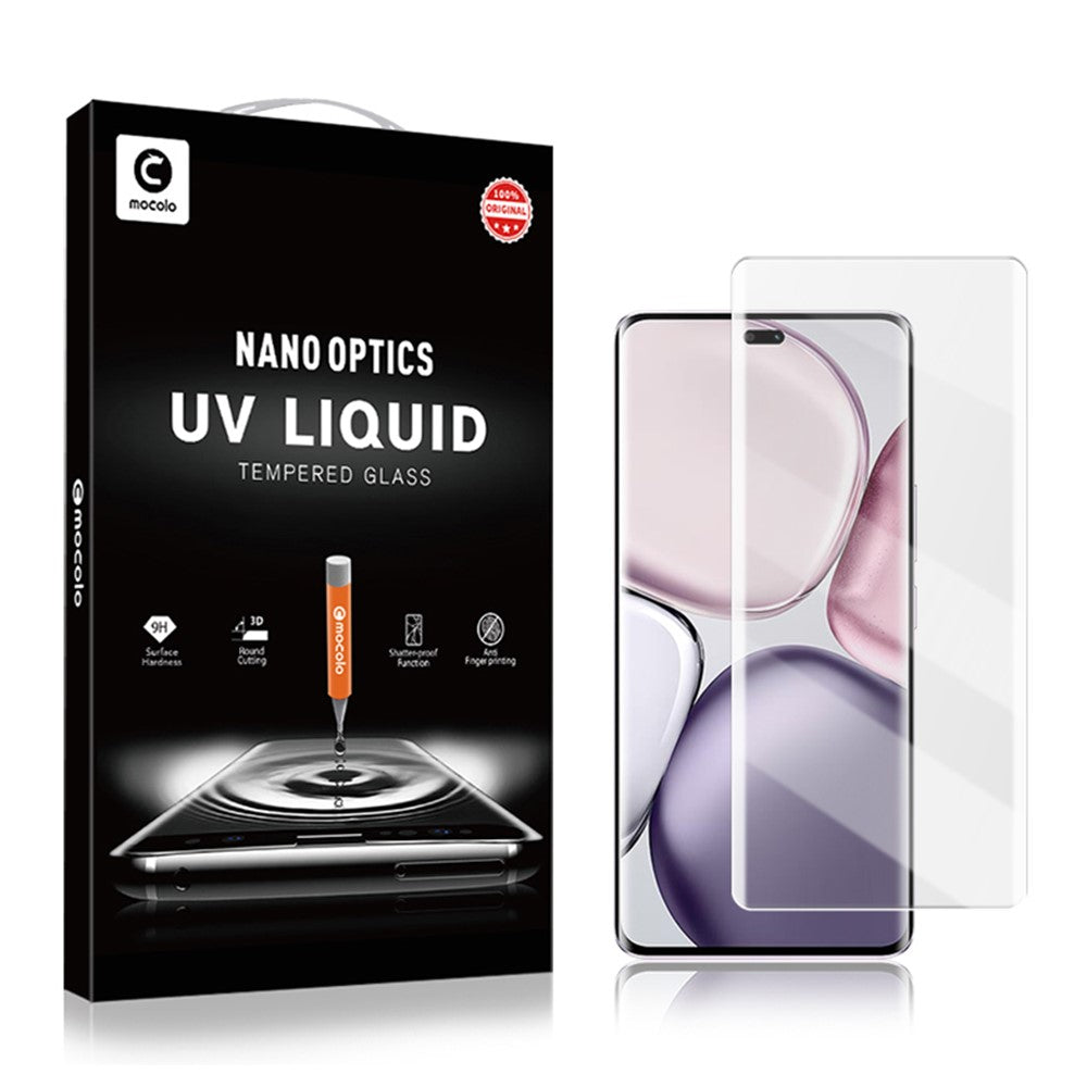 MOCOLO For Honor Magic7 Lite 5G / X9c 5G / X60 Pro 5G Screen Protector Tempered Glass UV Liquid Film 3D Curved Full Coverage