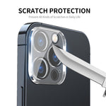 ENKAY HAT PRINCE til iPhone 17e / 16e kameralinsebeskytter Hærdet glas linsefilm med sort ring