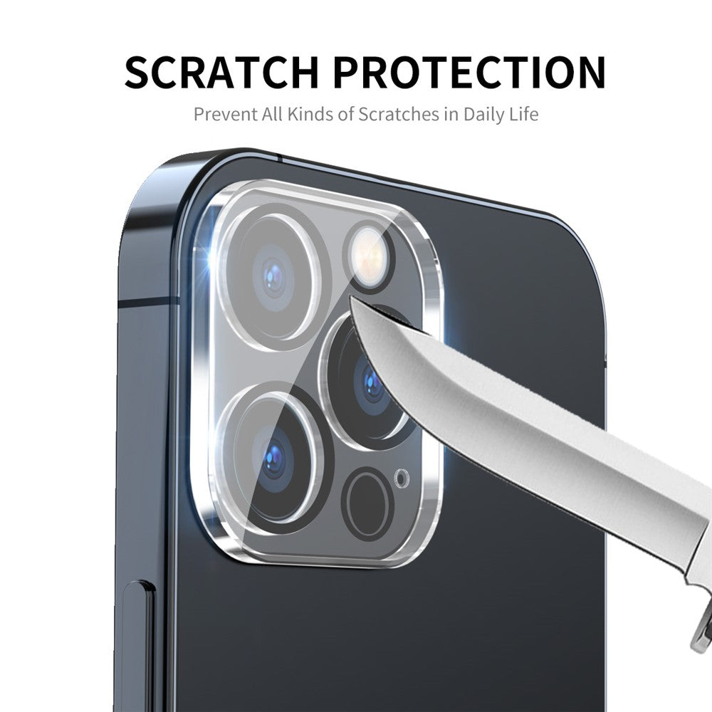 ENKAY HAT PRINCE til iPhone 17e / 16e kameralinsebeskytter Hærdet glas linsefilm med sort ring