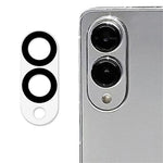 Til Samsung Galaxy S25 Edge Kameralinsebeskytter Sort Cirkel Design HD Klar Hærdet Glas Linsefilm