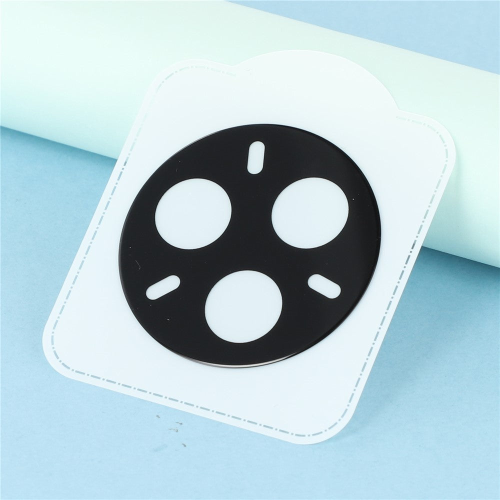 For Realme 14 Pro 5G Tempered Glass Lens Protector Black Silk Printing Camera Lens Film