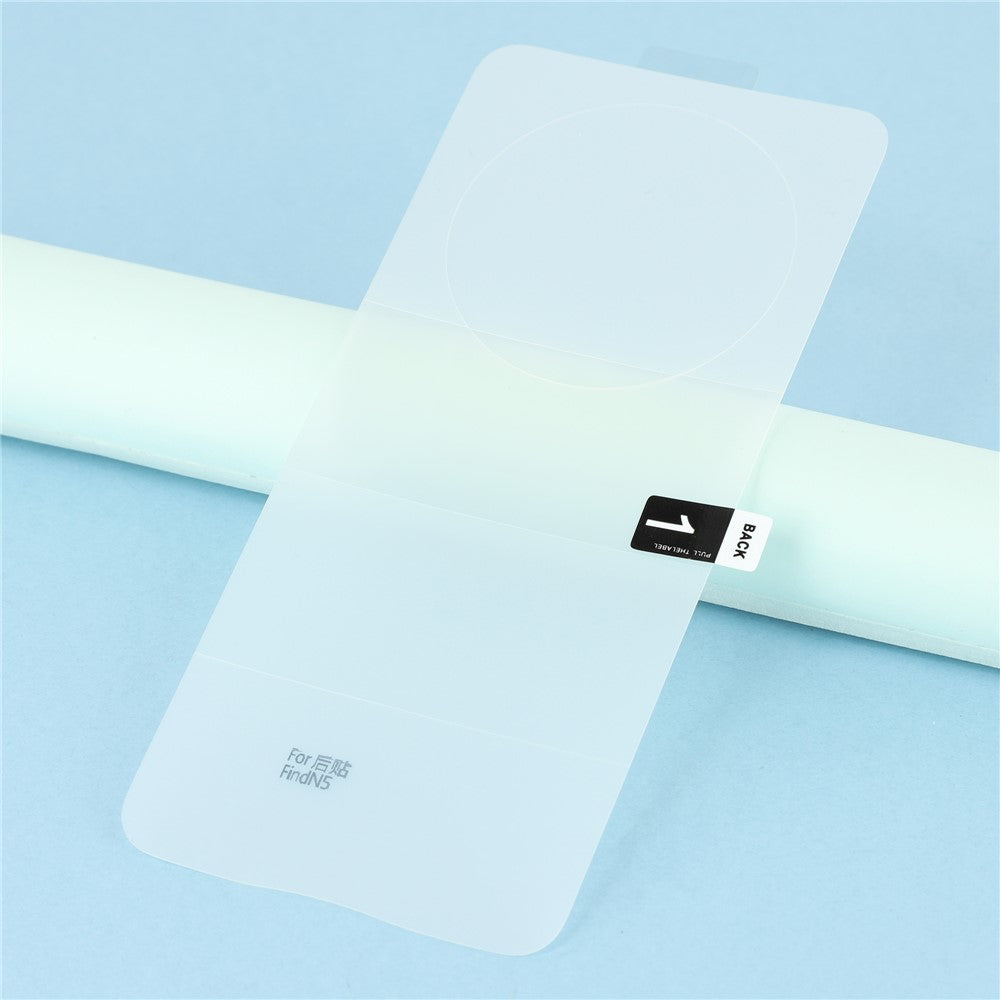 1 set för Oppo Find N5 5G hydrogelfilm inuti + fram- + bakstycke TPU skärmskydd