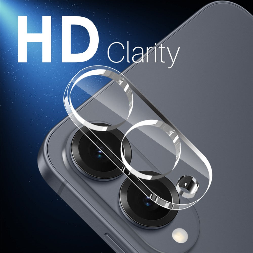 NORTHJO 2Pcs For Samsung Galaxy S25 Edge Tempered Glass Camera Lens Protector Clear 3D Integrated Full Coverage