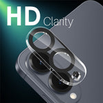 NORTHJO 2 stk. til Samsung Galaxy S25 Edge Kameralinsebeskytter Sorte Cirkler 3D Fuld Dækning Klar Hærdet Glas Linsefilm