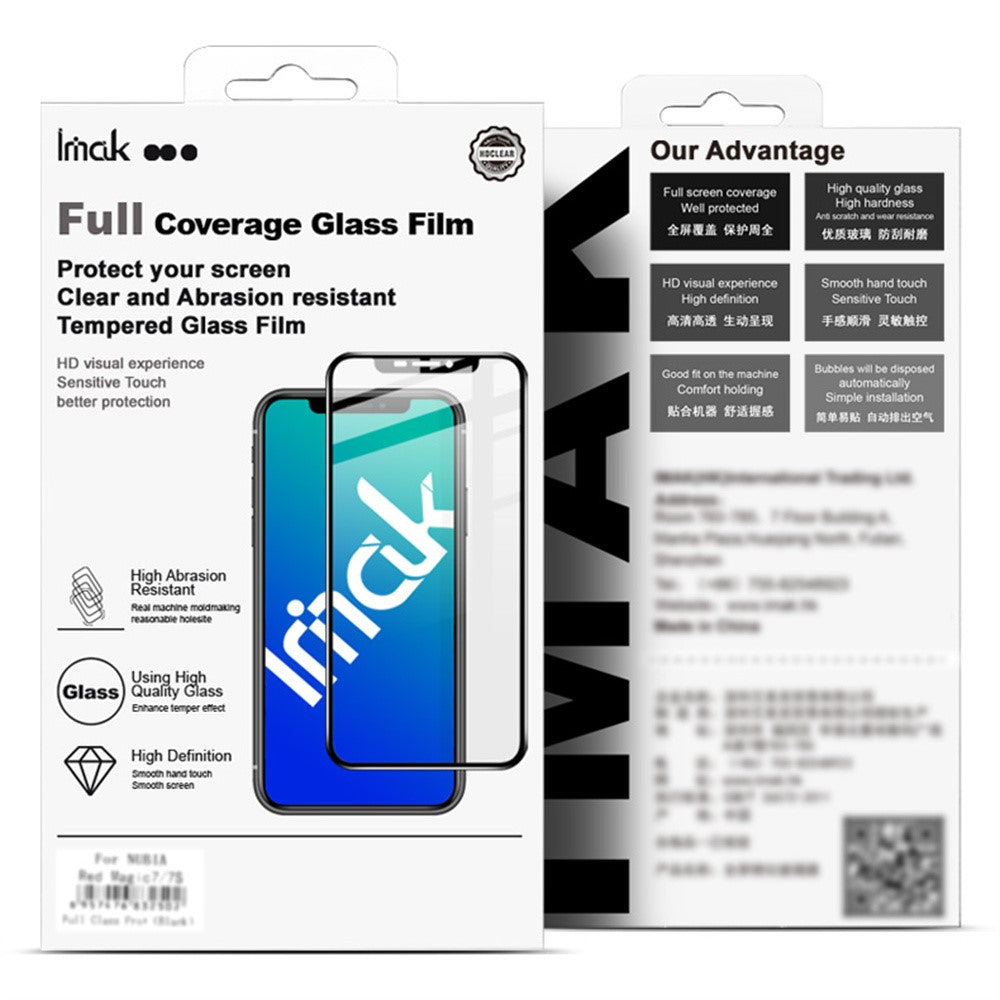 IMAK Pro+ Series For Samsung Galaxy S25 Edge Tempered Glass Full Screen Protector Sensitive Touch Film