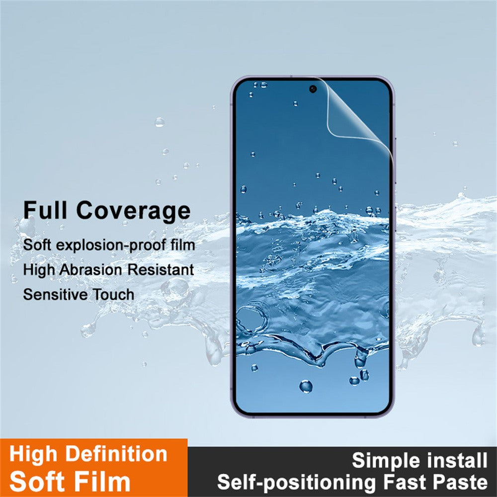 IMAK Hydrogel Film 4. generation til Samsung Galaxy S25 Edge Fuld skærmbeskytter Ultra Clear Blød TPU Film