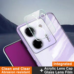 IMAK For Xiaomi Poco M7 Pro 5G Tempered Glass Camera Lens Protector + Acrylic Lens Cap