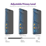 ENKAY HAT PRINCE For Honor Magic7 Pro 5G Privacy Screen Protector 3D Curved Screen Film with Installation Tool
