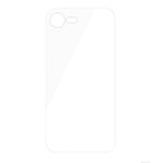 For iPhone 17e / 16e Tempered Glass Phone Back Protector 0.3mm Arc Edge HD Clear Back Film
