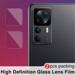 IMAK 2 st/set kameralinsskydd för Xiaomi Redmi K50 Ultra 5G/12T 5G, reptålig HD härdat glas bakkameralinsfilm
