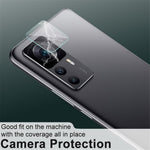 IMAK 2 st/set kameralinsskydd för Xiaomi Redmi K50 Ultra 5G/12T 5G, reptålig HD härdat glas bakkameralinsfilm