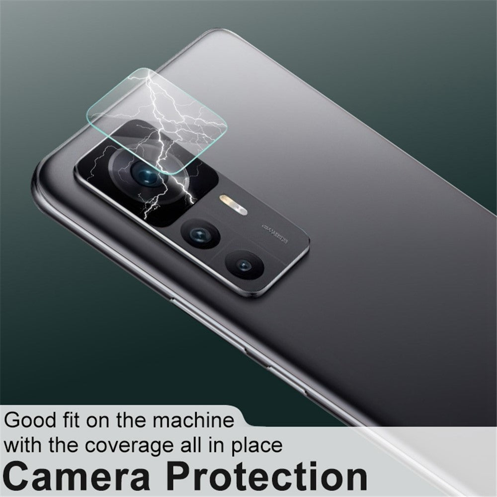 IMAK 2 st/set kameralinsskydd för Xiaomi Redmi K50 Ultra 5G/12T 5G, reptålig HD härdat glas bakkameralinsfilm