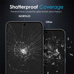 NORTHJO A++ For Samsung Galaxy S25 Edge Screen Protector Tempered Glass 0.15mm 2.5D Film (Support Fingerprint Unlock)