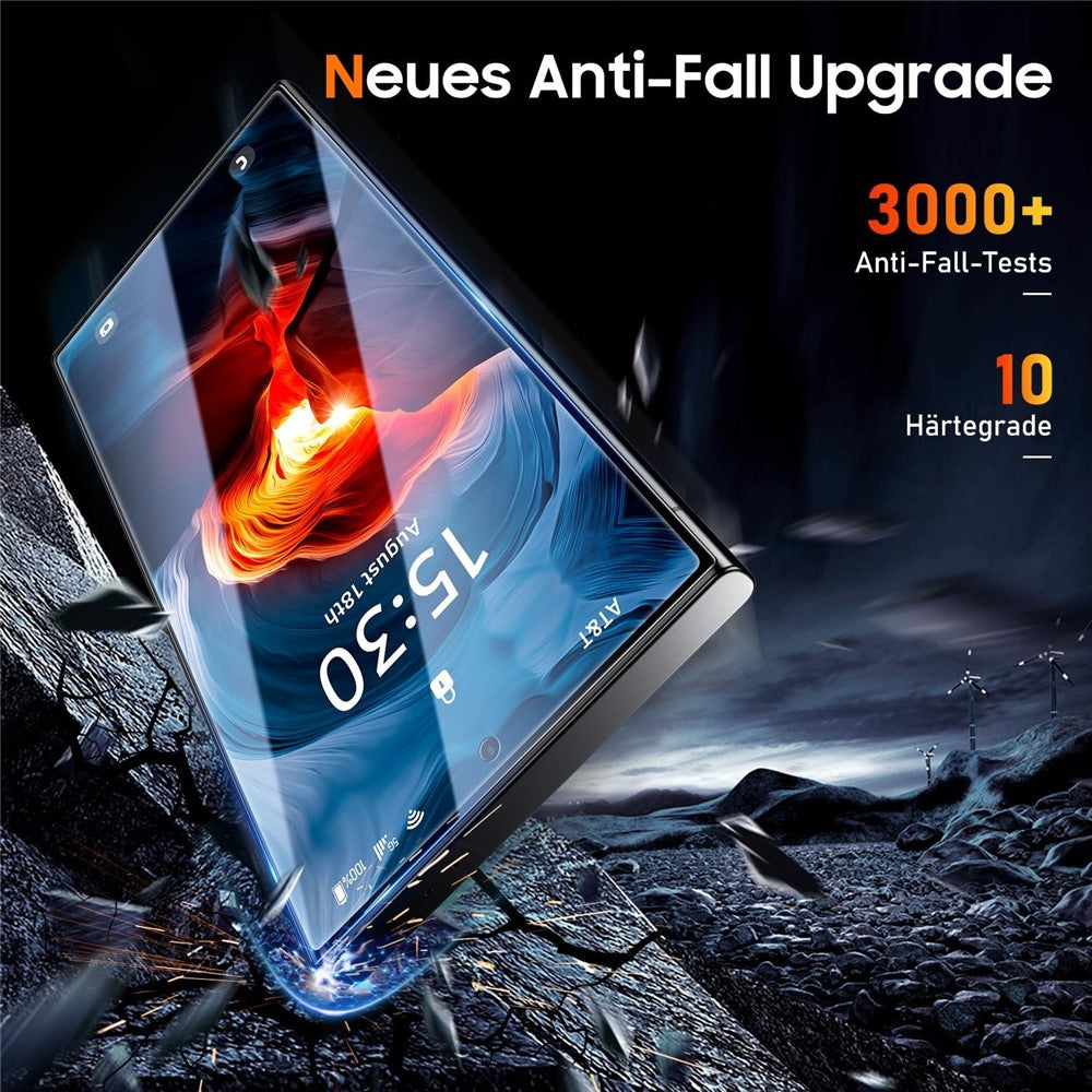 2 stk. Til Samsung Galaxy S23 / S22 5G Anti-spion skærmbeskytter i aluminium-siliciumglas (fingeraftryksoplåsning)