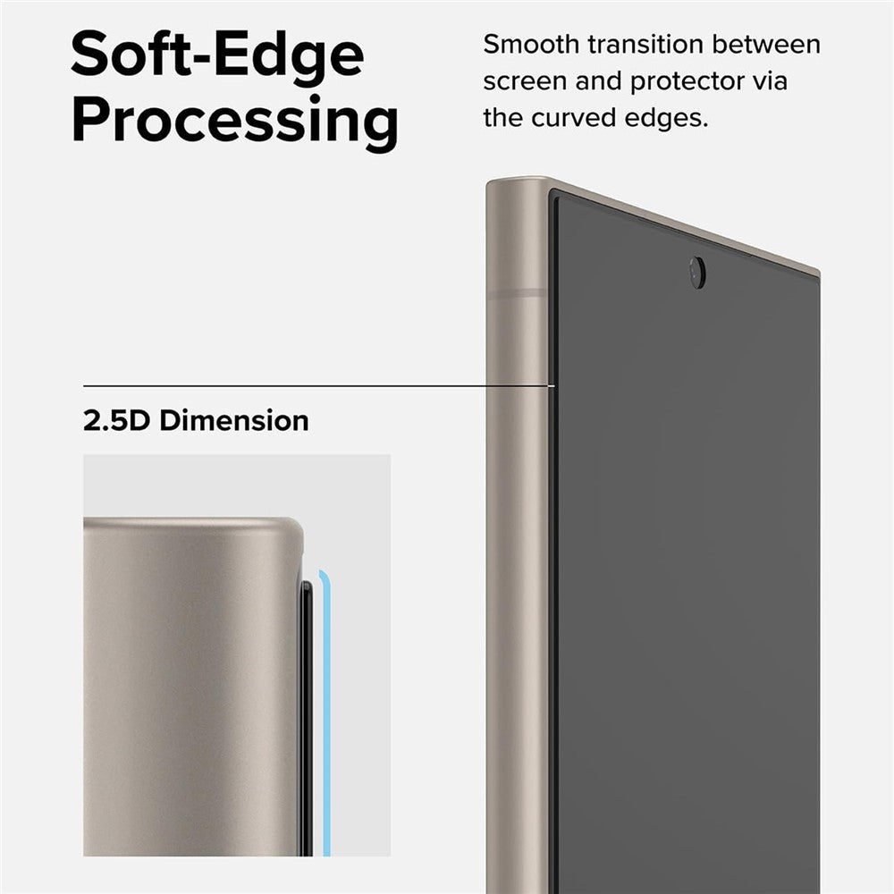2Pcs For Samsung Galaxy S23+ / S22+ 5G Screen Protector HD Clear High Aluminium Silicon Glass Film (Fingerprint Unlock)