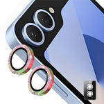 ENKAY HAT PRINCE til Samsung Galaxy Z Flip6 5G Kamerabeskytter i Hærdet Glas med Glitter-Dekor