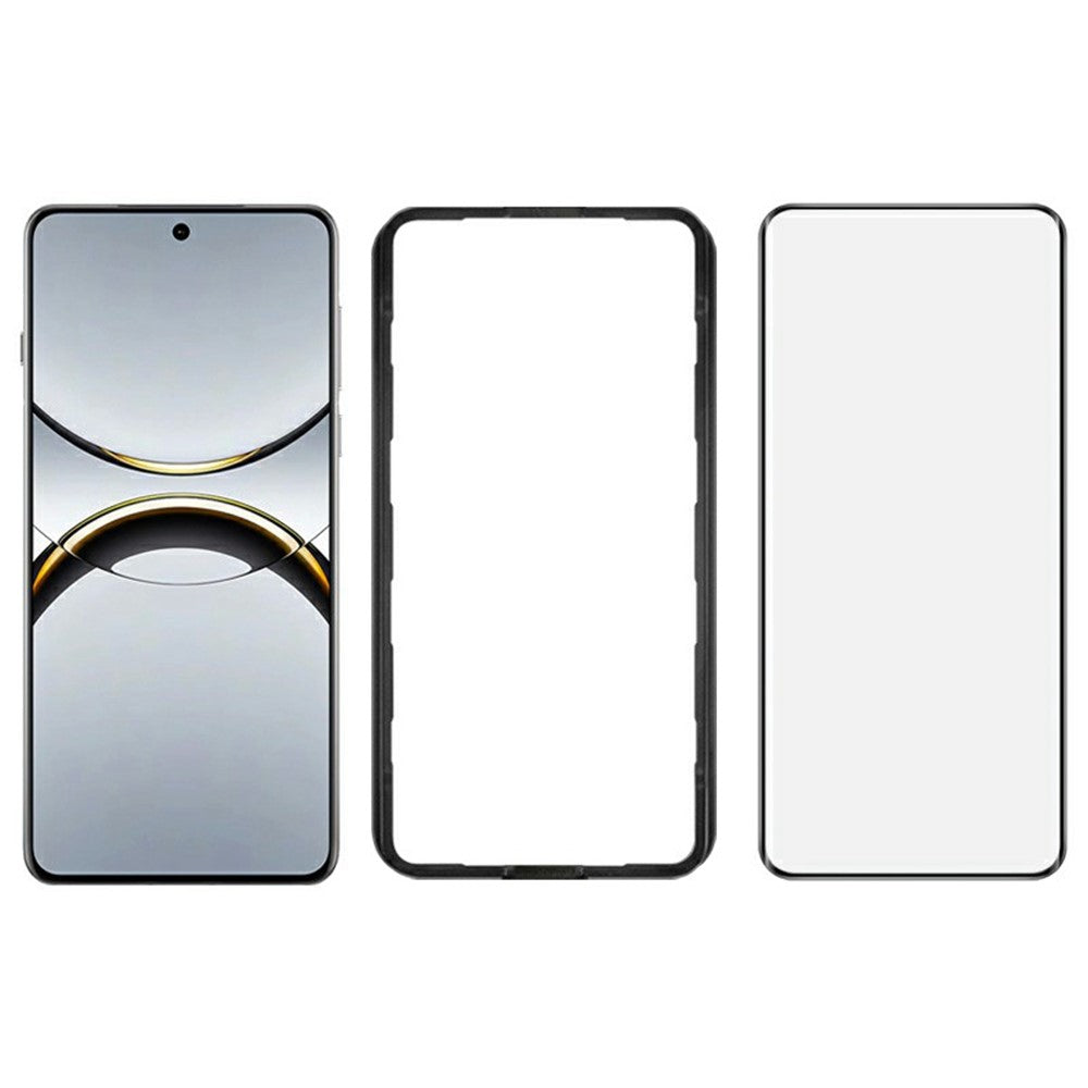IMAK For Oppo Find X8 Pro 5G Screen Protector Full Glue 3D Curved Tempered Glass Film with Positioning Frame