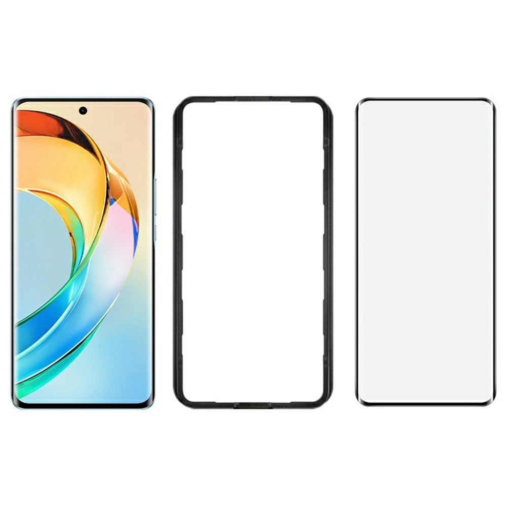 IMAK Screen Protector For Honor X50 5G / X9b 5G / Magic6 Lite 5G Full Glue 3D Curved Tempered Glass Film with Positioning Frame