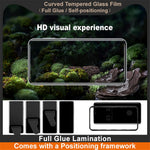 IMAK For Honor Magic7 Pro 5G Screen Protector Full Glue 3D Curved Tempered Glass Film with Positioning Frame